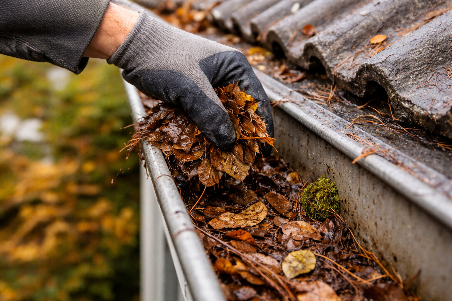 Check and clear your gutters Check and clear your gutters