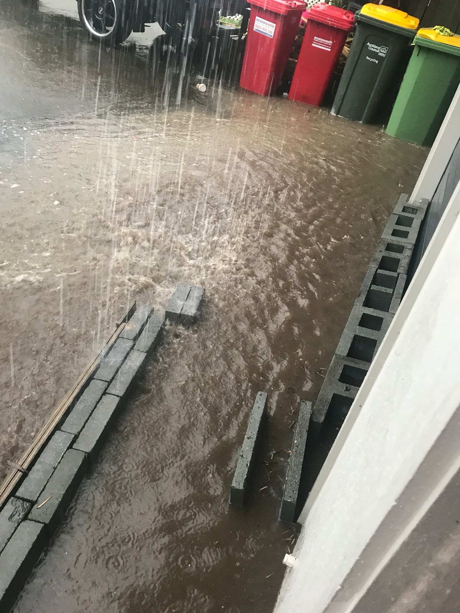 Flooding from cyclone Flooding from cyclone